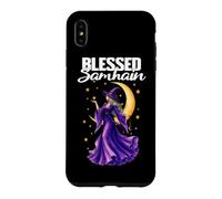 Bienheureux Samhain Wicca, sorcière de la Lune wiccane, Halloween gaélique Coque pour iPhone XS Max