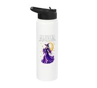 Bienheureux Samhain Wicca, sorcière de la lune wiccane, Halloween gaélique Stainless Steel Insulated Water Bottle