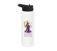 Bienheureux Samhain Wicca, sorcière wiccane, gaélique, Halloween Stainless Steel Insulated Water Bottle