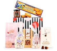 BienManger.com - Corbeille "Séduction" - Cadeau gourmand sucré composé de 6 produits - Idéal pour offrir à un Anniversaire, Noël, Fête des Mères