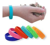 BIENMARQUER - Bracelet Identification SOS Personnalisable - Bracelet pour Enfant à Personnaliser avec un Prénom + Numéro de Téléphone - Bracelet de Sécurité pour éviter que votre enfant ne se perde.