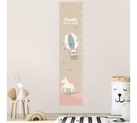 Bienmarquer - Toise Murale Personnalisée pour Bébé/Enfant - Toise de Croissance Personnalisable avec un Prénom - Règle de Hauteur Permettant de Mesurer la Taille de l'Enfant (Fantasy)