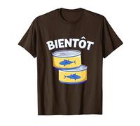 Bientôt Annonce Grossesse Tonton Nouvelle Naissance Énigme T-Shirt, Homme, Marron, XL