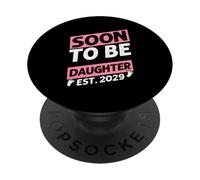 BIENTÔT Fille EST. 2029 Annonce d'une Nouvelle fratrie PopSockets PopGrip Adhésif