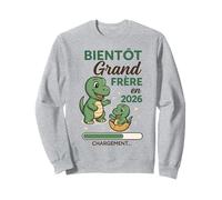Bientôt Grand Frère 2026 Dino Cadeau Garçon Sweatshirt