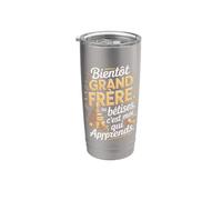 Bientôt Grand Frère Bêtises C'est Moi Qui Apprends Gobelet isotherme en acier inoxydable double paroi