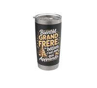 Bientôt Grand Frère Bêtises C'est Moi Qui Apprends Gobelet isotherme en acier inoxydable double paroi