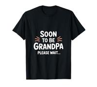 Bientôt Grand-père Veuillez Attendre Annonce de Grossesse T-Shirt
