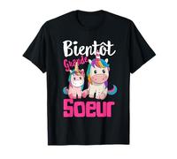 Bientôt grande soeur annonce grossesse Licorn pour Filles T-Shirt