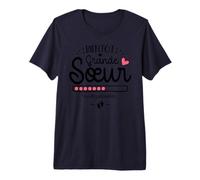 Bientôt Grande Sœur - Humour Annonce Naissance 2ème Bébé T-Shirt Haut de Gamme