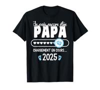 Bientôt Je Vais Etre Encore Papa En Cours Futur Papa 2025 T-Shirt
