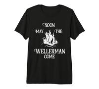 Bientôt mai The Wellerman Arrive sur Ocean Retro Sea Shanties T-Shirt Haut de Gamme