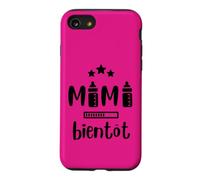 Bientôt Mama Biberons Future Mère Annonce Grossesse Enceinte Coque pour iPhone SE (2020) / 7/8