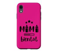 Bientôt Mama Biberons Future Mère Annonce Grossesse Enceinte Coque pour iPhone XR