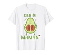 Bientôt Maman 2 Jumeaux Future Mère Annonce Grossesse Avocat T-Shirt