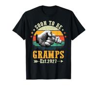 Bientôt Papa 2027, Papa est 2027 Retro Dad 2027 T-Shirt
