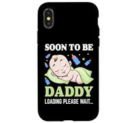 Bientôt papa est en train de charger, veuillez attendre l'annonce de votre grossesse Coque pour iPhone X/XS