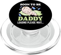 Bientôt papa est en train de charger, veuillez attendre l'annonce de votre grossesse PopSockets PopGrip pour MagSafe