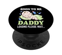 Bientôt papa est en train de charger, veuillez attendre l'annonce de votre grossesse PopSockets PopGrip Adhésif