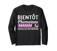 Bientôt Pharmacienne Humour Étudiante Pharmacie Cadeau Manche Longue