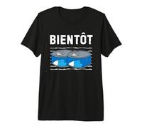 Bientôt Tonton Annonce Grossesse Oncle Drôle Énigme Humour T-Shirt Haut de Gamme