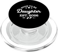 Bientôt Une Fille Est. 2026 Faire-Part de Naissance PopSockets PopGrip pour MagSafe
