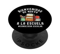Bienvenidos de Nuevo à la Escuela Consejera Escolar PopSockets PopGrip Adhésif
