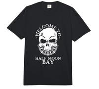 Bienvenue à Half Moon Bay Comfort Colors Adult Heavyweight T-Shirt