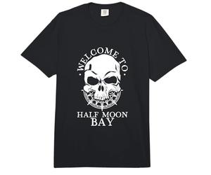 Bienvenue à Half Moon Bay Comfort Colors Adult Heavyweight T-Shirt