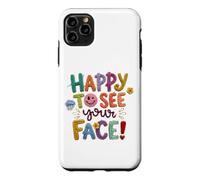 Bienvenue à la rentrée des Classes, Premier Jour Heureux de Voir Ton Visage Coque pour iPhone 11 Pro Max