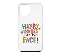 Bienvenue à la rentrée des Classes, Premier Jour Heureux de Voir Ton Visage Coque pour iPhone 12/12 Pro
