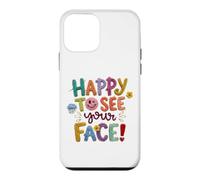 Bienvenue à la rentrée des Classes, Premier Jour Heureux de Voir Ton Visage Coque pour iPhone 12 Mini