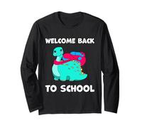 Bienvenue à l'école Dinosaure stégosaure professeurs de biologie Manche Longue