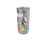 Bienvenue à l'école grâce à Cute Wolf, élève enseignant Gobelet isotherme en acier inoxydable double paroi