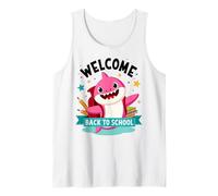 Bienvenue à l'école Happy First Day Cute Shark Débardeur