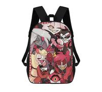 Bienvenue à l'hôtel Hazbin, sac à dos à bandoulière, sac d'école, cartable, sac à dos décontracté -