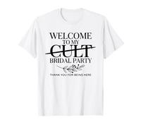 Bienvenue à My Cult Bridal Party Funny Bridesmaid Squad T-Shirt