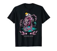 Bienvenue à Okinawa Japan Dragon Asian Retro Design T-Shirt