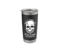Bienvenue à Stone Harbor Gobelet isotherme en acier inoxydable double paroi