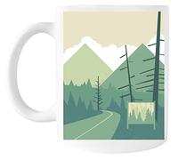 Bienvenue À Twin Peaks Tasse Écologique En Céramique