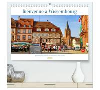 Bienvenue à Wissembourg. Spaziergang durch Weißenburg im Elsass (hochwertiger Premium Wandkalender 2026 DIN A2 quer), Kunstdruck in Hochglanz: Spaziergang durch Wissembourg / Weißenburg