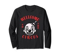 Bienvenue au Circus Vintage Clown Dark History Americans Manche Longue