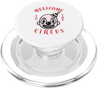 Bienvenue au Circus Vintage Clown Dark History Americans PopSockets PopGrip pour MagSafe