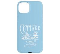 Bienvenue au Cottage Canada Unique Rétro Vintage Coque pour iPhone 15 Plus