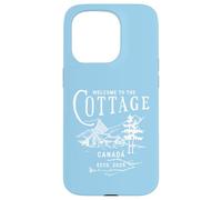 Bienvenue au Cottage Canada Unique Rétro Vintage Coque pour iPhone 15 Pro