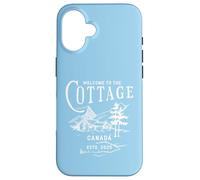 Bienvenue au Cottage Canada Unique Rétro Vintage Coque pour iPhone 16