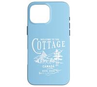 Bienvenue au Cottage Canada Unique Rétro Vintage Coque pour iPhone 16 Pro Max