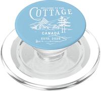 Bienvenue au Cottage Canada Unique Rétro Vintage PopSockets PopGrip pour MagSafe