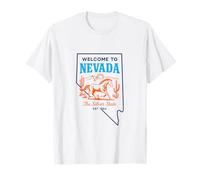Bienvenue au Nevada, l'État de l'argent Depuis 1864 T-Shirt