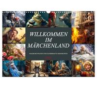 Bienvenue au pays des contes, Version française (Calendrier mural 2026 DIN A3 portrait), Calendrier CALVENDO mensuel